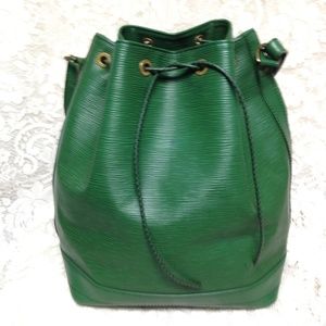 COPY - Louis Vuitton Green Epi Leather Noe GM Draw String